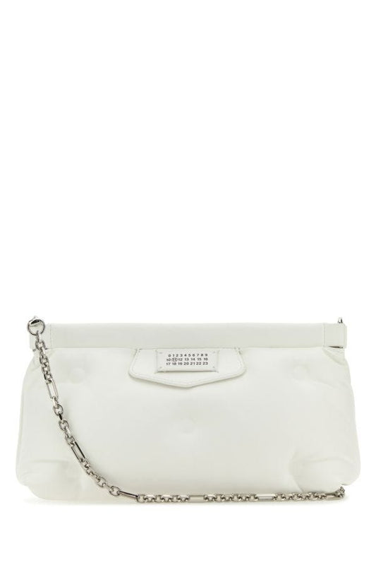 MAISON MARGIELA | White nappa leather Slam Red Carpet clutch