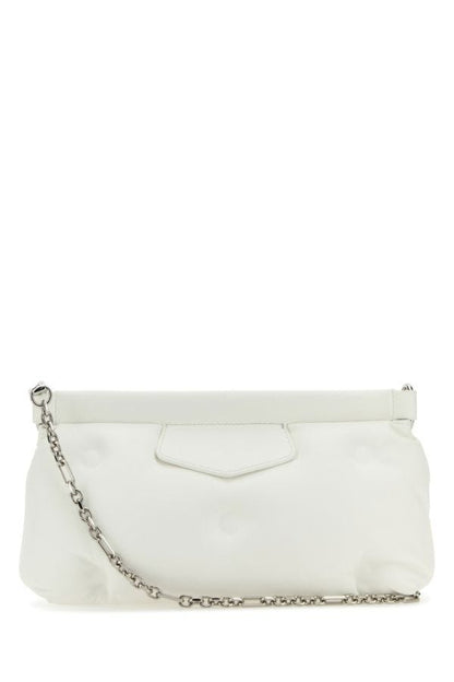 MAISON MARGIELA | White nappa leather Slam Red Carpet clutch