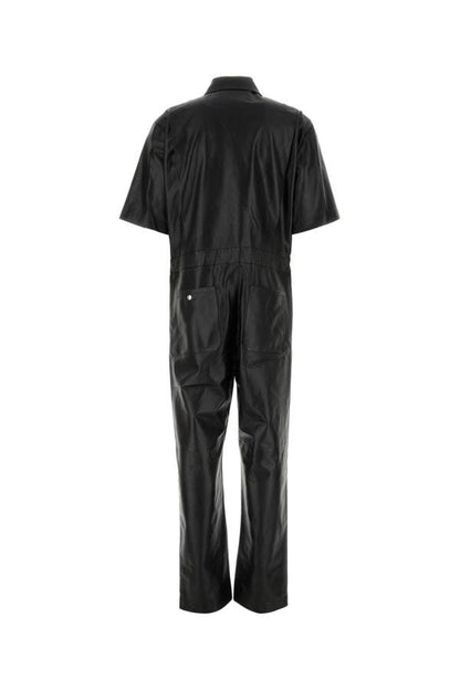 GIVENCHY | Black leather jumpsuit