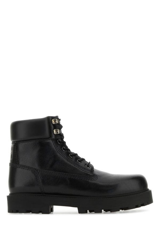 GIVENCHY | Black leather Show ankle boots