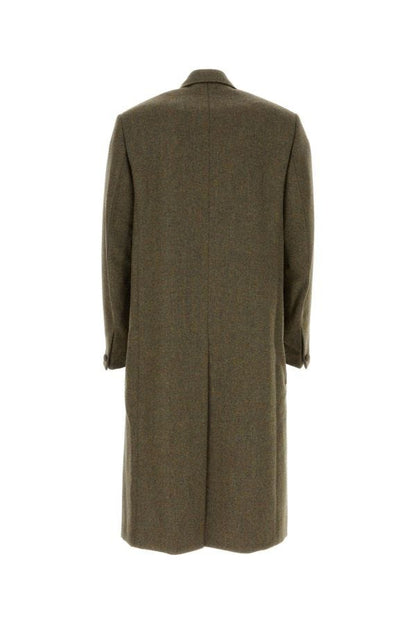 GIVENCHY | Khaki wool oversize coat