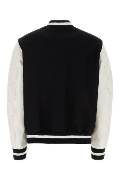 GIVENCHY | Black felt bomber jacket
