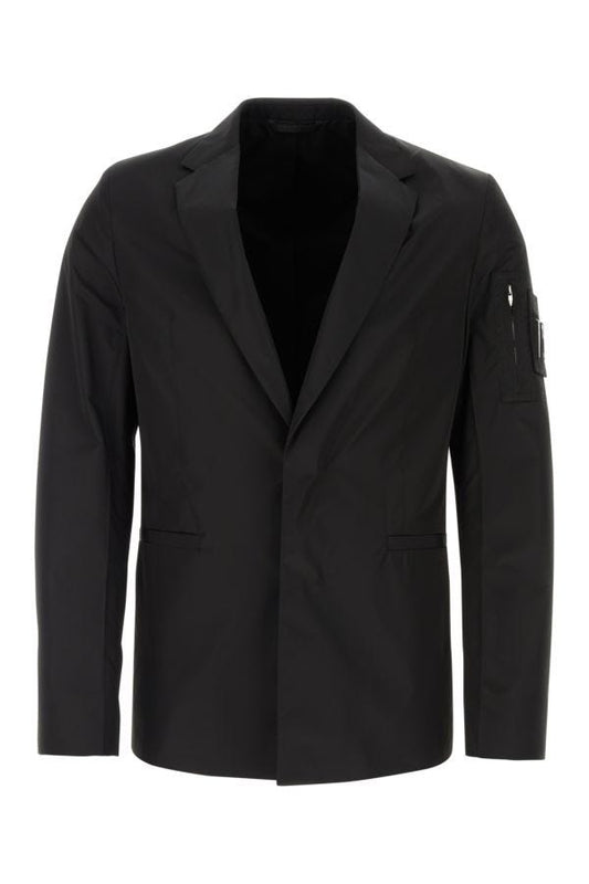 GIVENCHY | Black tech fabric blazer