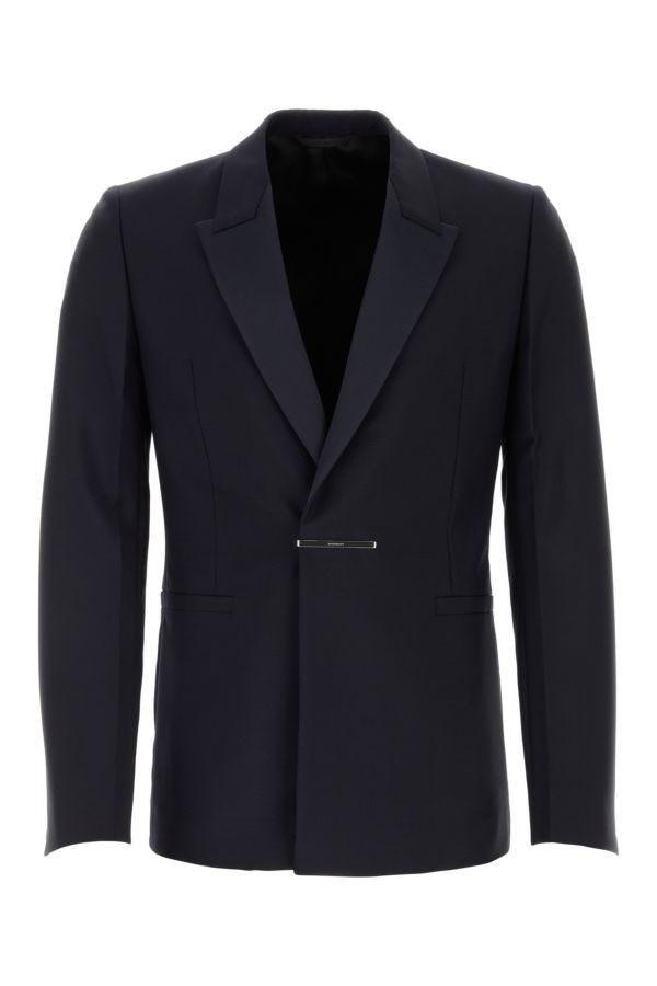GIVENCHY | Midnight blue wool blend blazer