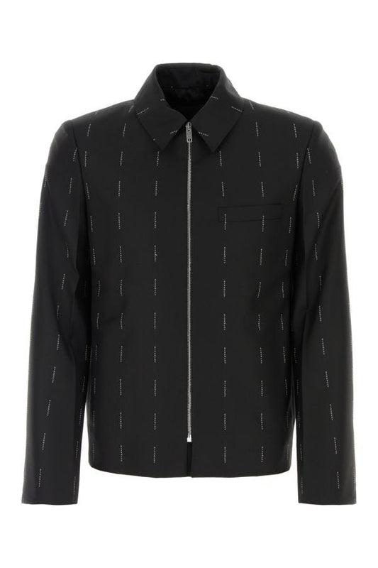 GIVENCHY | Embroidered twill blazer