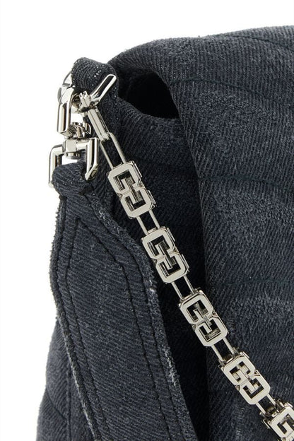 GIVENCHY | Black denim medium 4G Soft handbag