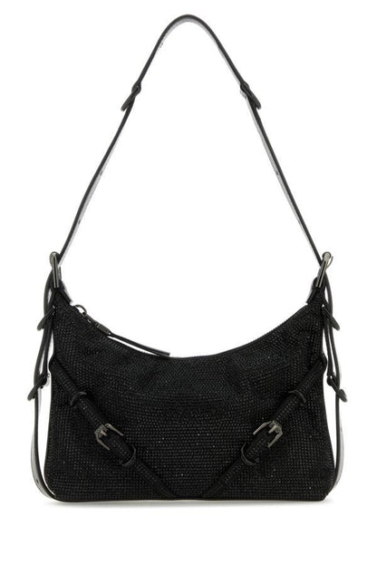 GIVENCHY | Black fabric mini Voyou shoulder bag