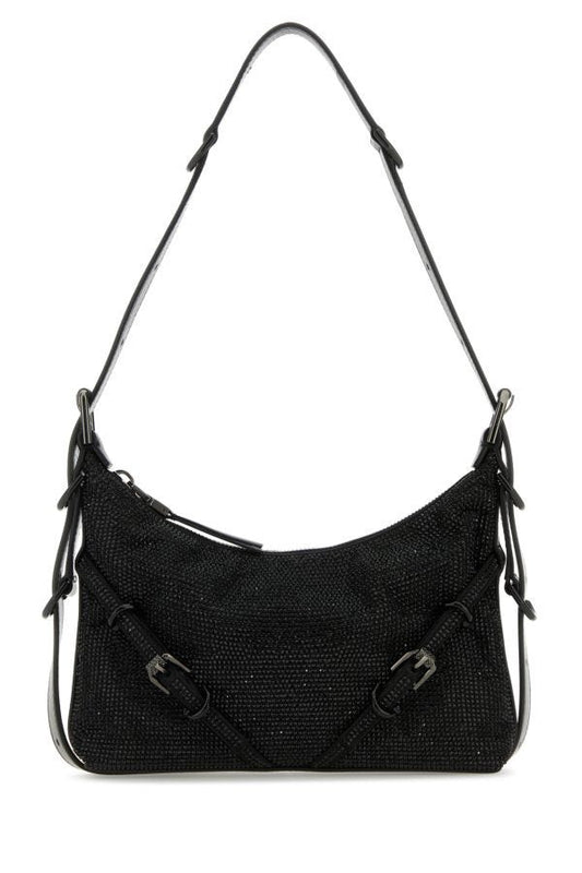 GIVENCHY | Black fabric mini Voyou shoulder bag