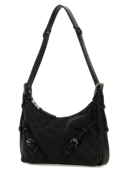 GIVENCHY | Black fabric mini Voyou shoulder bag