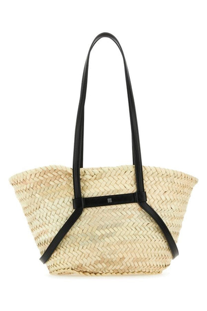 GIVENCHY | Straw small Voyou Basket shopping bag