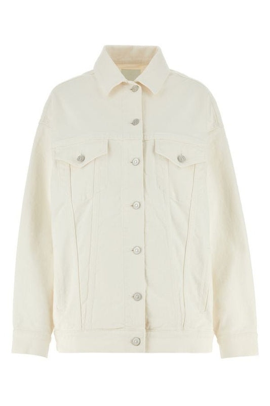 GIVENCHY | White denim oversize jacket