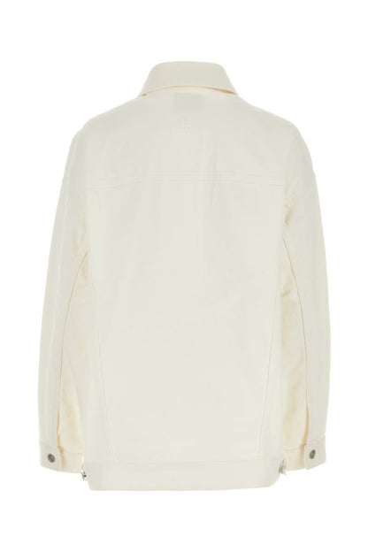 GIVENCHY | White denim oversize jacket