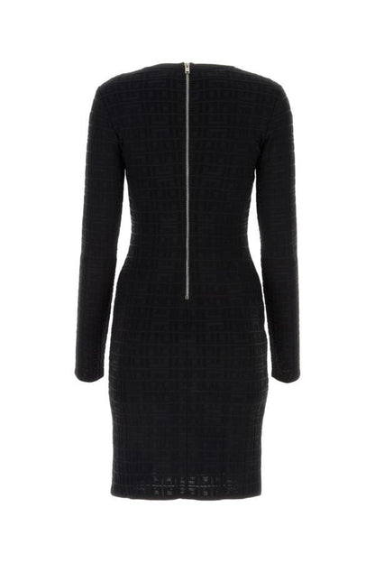 GIVENCHY | Black jacquard dress