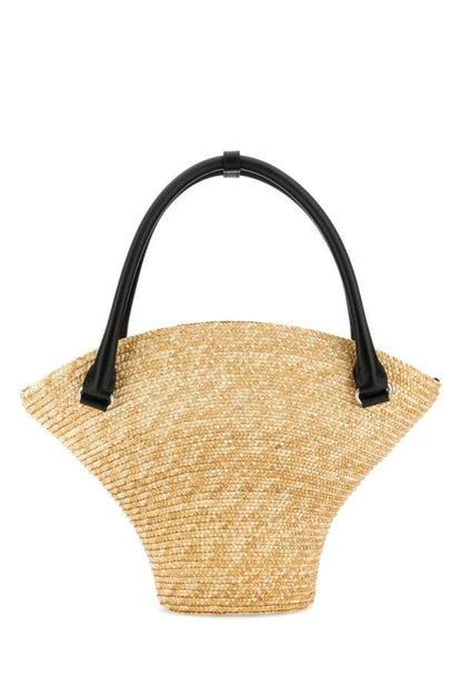 BALENCIAGA | Straw medium Beach handbag