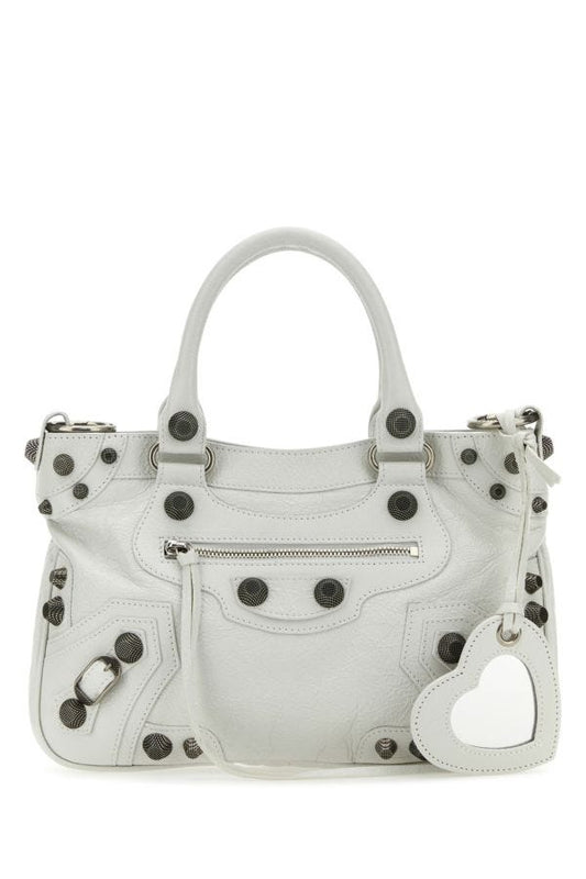 BALENCIAGA | White nappa leather Neo Cagole Tote M handbag