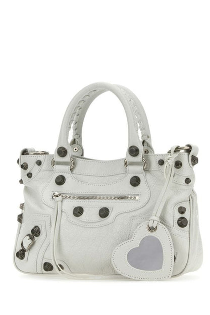 BALENCIAGA | White nappa leather Neo Cagole Tote M handbag