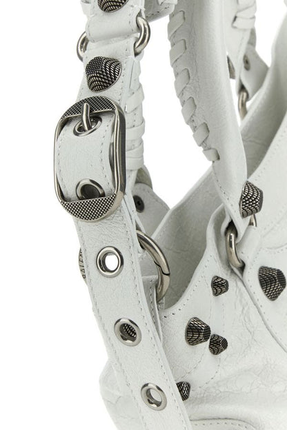 BALENCIAGA | White nappa leather Neo Cagole Tote M handbag