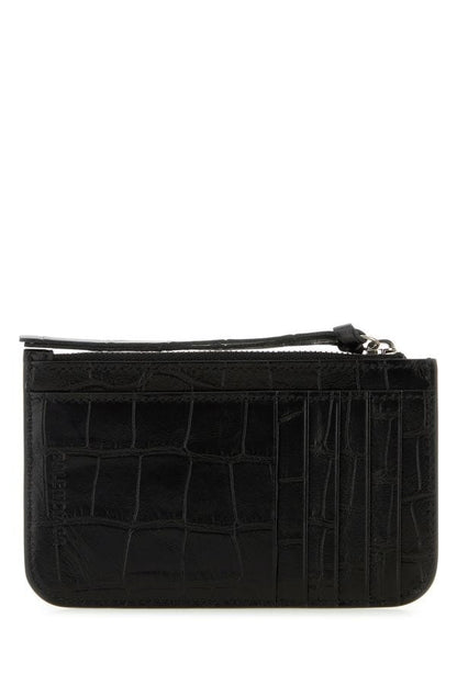 BALENCIAGA | Black leather Le Cagole wallet