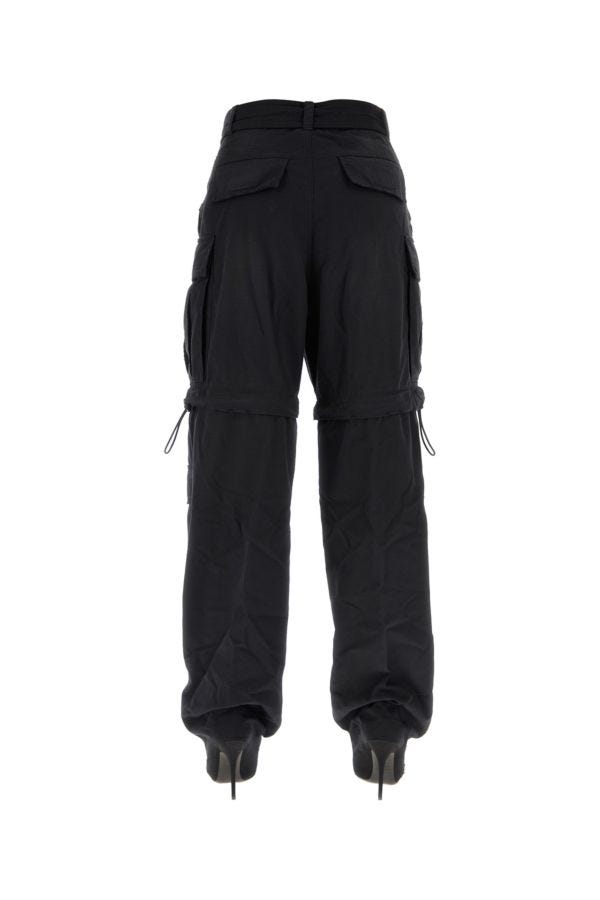 BALENCIAGA | Black cotton Knife Cargo pantaboots