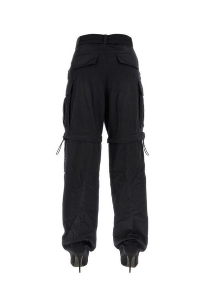BALENCIAGA | Black cotton Knife Cargo pantaboots