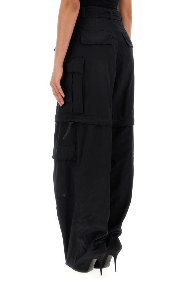 BALENCIAGA | Black cotton Knife Cargo pantaboots