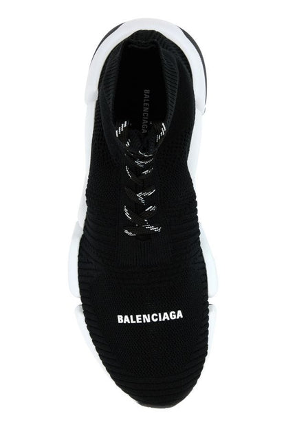 BALENCIAGA | Black tech knit Speed 2.0 Lace-Up sneakers