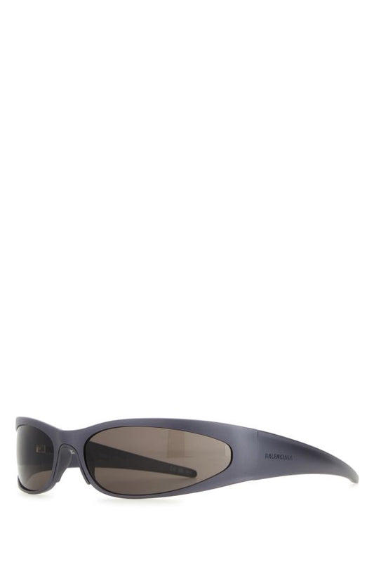 BALENCIAGA | Graphite aluminum Reverse Xpander 2.0 sunglasses
