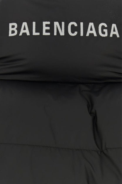 BALENCIAGA | Black nylon padded jacket
