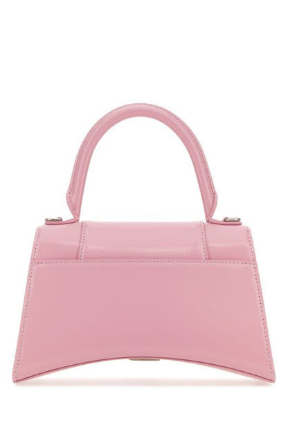 BALENCIAGA | Pink leather small Hourglass handbag