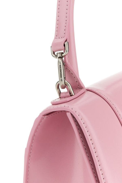 BALENCIAGA | Pink leather small Hourglass handbag