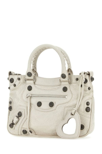 BALENCIAGA | Chalk nappa leather Neo Cagole Tote M handbag