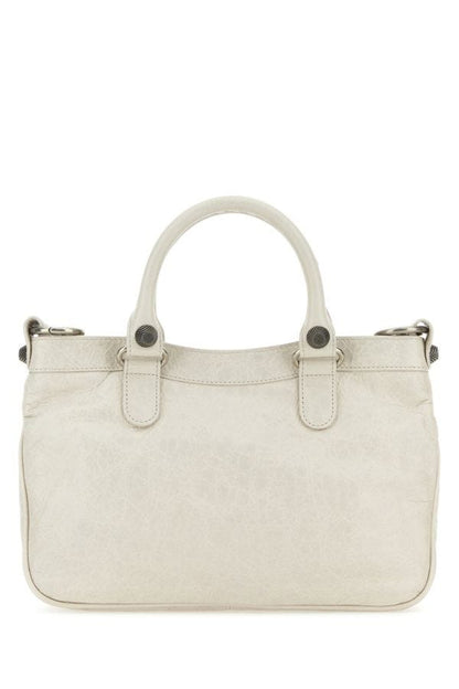 BALENCIAGA | Chalk nappa leather Neo Cagole Tote M handbag