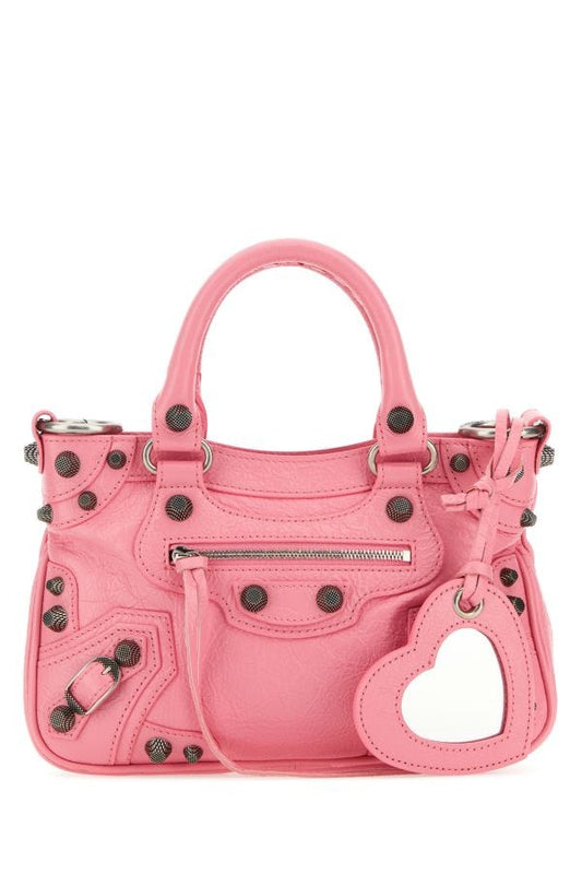 BALENCIAGA | Pink nappa leather Neo Cagole S handbag