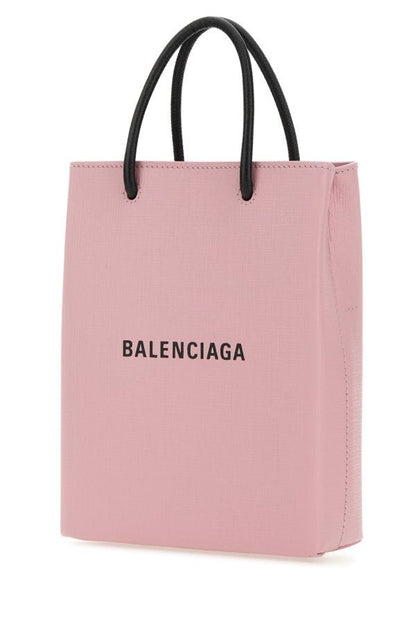 BALENCIAGA | Pastel pink leather phone case