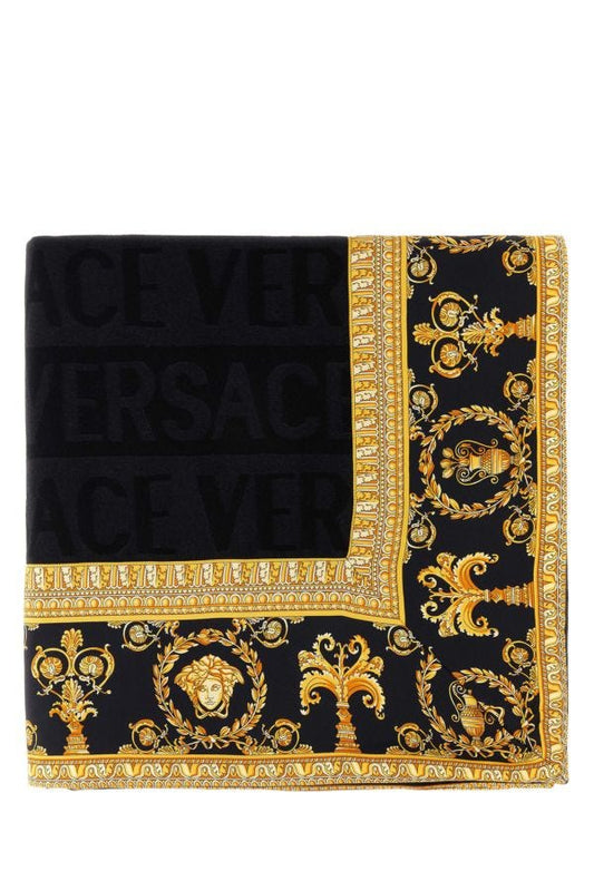 VERSACE | Embroidered wool and silk I ♡ Baroque blanket