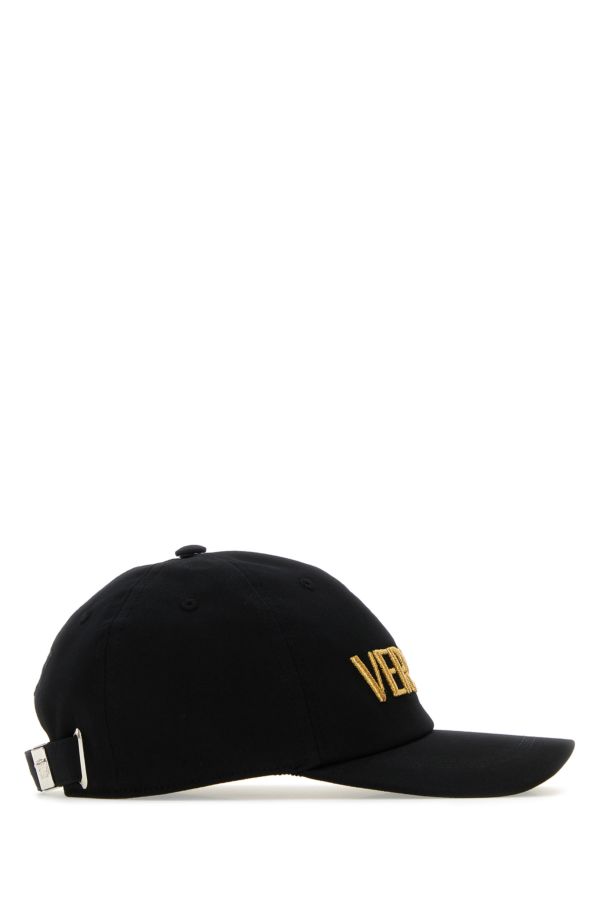 VERSACE | Black cotton baseball cap