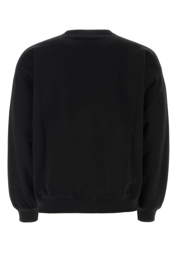 VERSACE | Black cotton sweatshirt