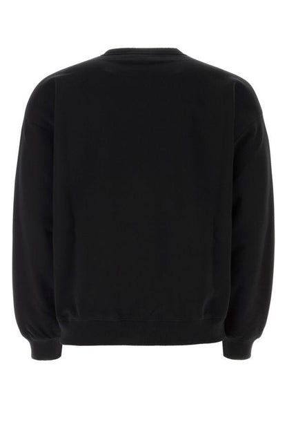VERSACE | Black cotton sweatshirt