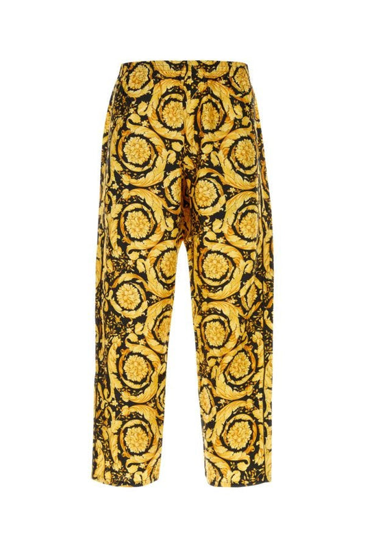 VERSACE | Printed satin pijama pant