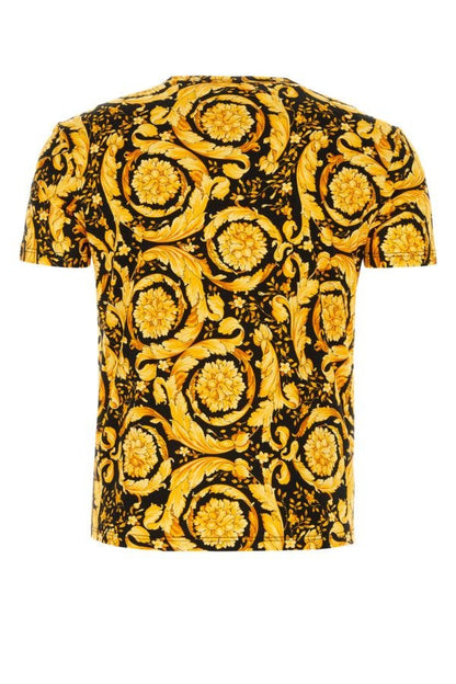 VERSACE | Printed cotton stretch t-shirt