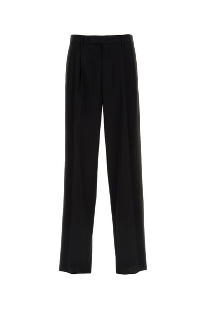 VERSACE | Black viscose blend pant
