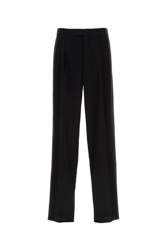 VERSACE | Black viscose blend pant