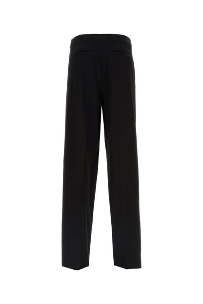 VERSACE | Black viscose blend pant