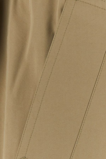 BOTTEGA VENETA | Cappuccino cotton blend trench coat