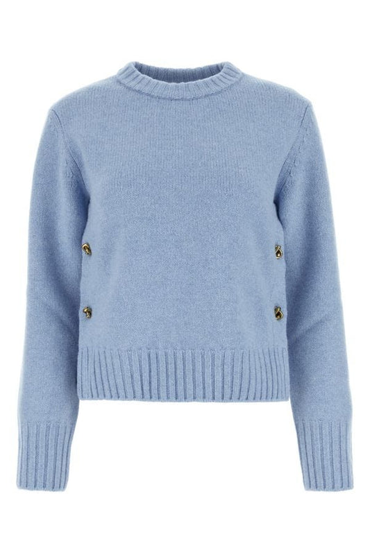 BOTTEGA VENETA | Powder blue wool sweater