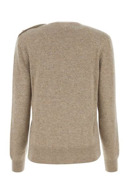 BOTTEGA VENETA | Dove grey stretch cashmere blend sweater