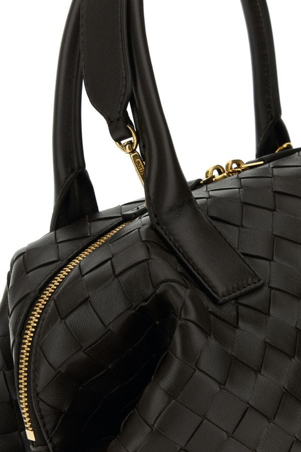 BOTTEGA VENETA | Dark brown nappa leather medium handbag