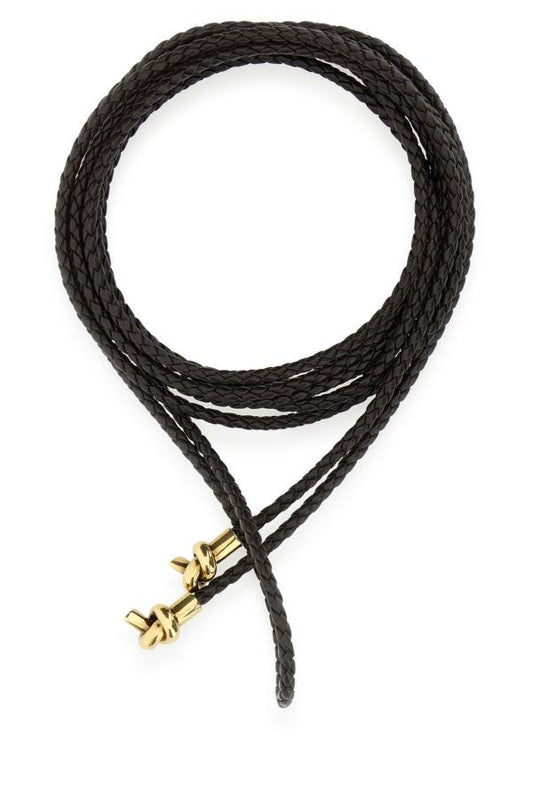 BOTTEGA VENETA | Dark brown nappa leather belt