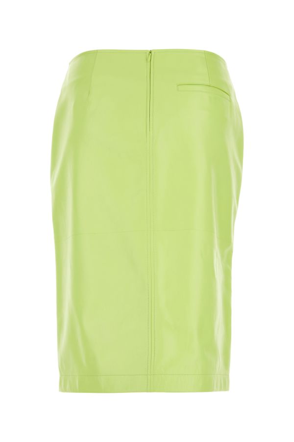 BOTTEGA VENETA | Fluo yellow shearling skirt
