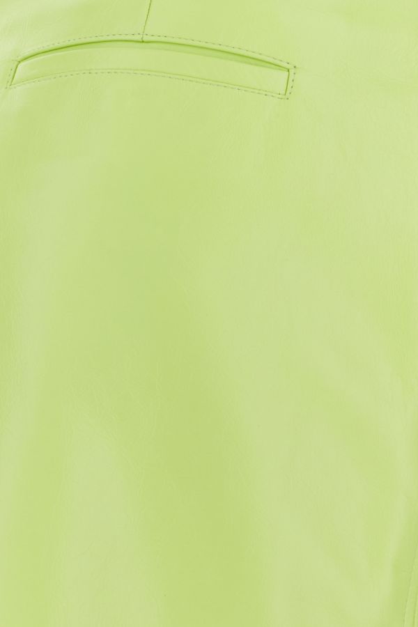 BOTTEGA VENETA | Fluo yellow shearling skirt